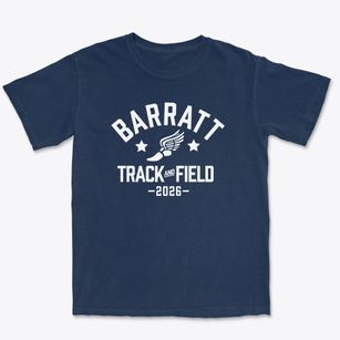 Barratt Middle School Track and Field Premium Heavyweight T-shirt
