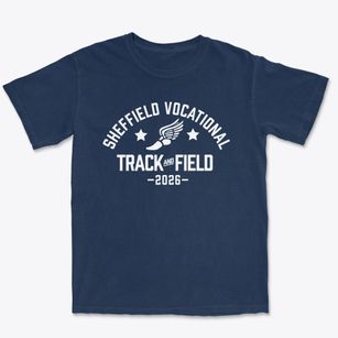 Sheffield Vocational Technical Center Track and Field Premium Heavyweight T-shirt