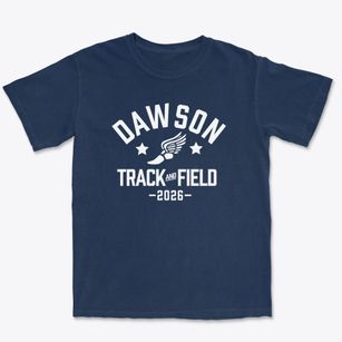 Glenda Dawson High School Track and Field Premium Heavyweight T-shirt