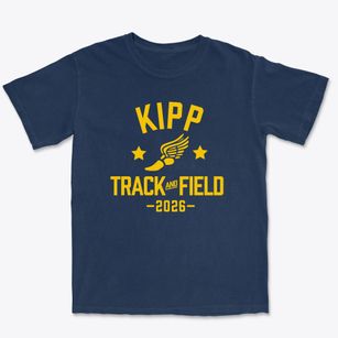 Kipp Austin Collegiate Track and Field Premium Heavyweight T-shirt