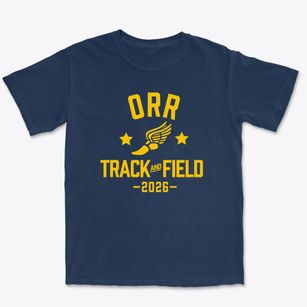 Orr Elementary School Track and Field Premium Heavyweight T-shirt