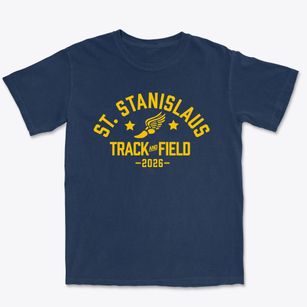 Saint Stanislaus School Track and Field Premium Heavyweight T-shirt