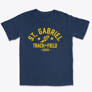 Saint Gabriel School Track and Field Premium Heavyweight T-shirt