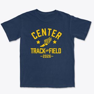 Center Middle School Track and Field Premium Heavyweight T-shirt