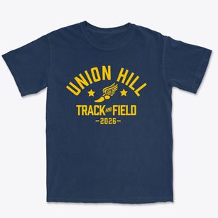 Union Hill Elementary School Track and Field Premium Heavyweight T-shirt