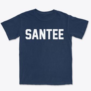 Santee California Classic Block Premium Heavyweight T-shirt