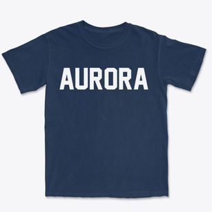Aurora Illinois Classic Block Premium Heavyweight T-shirt