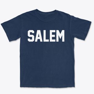 Salem Massachusetts Classic Block Premium Heavyweight T-shirt