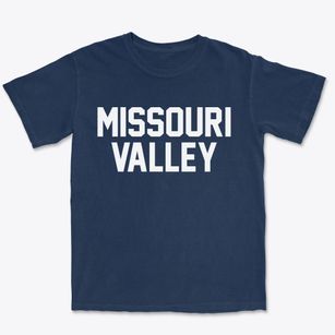 Missouri Valley Iowa Classic Block Premium Heavyweight T-shirt