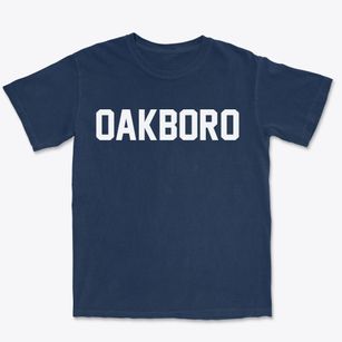 Oakboro North Carolina Classic Block Premium Heavyweight T-shirt