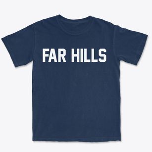 Far Hills New Jersey Classic Block Premium Heavyweight T-shirt