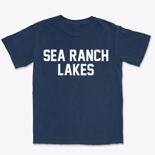 Sea Ranch Lakes Florida Classic Block Premium Heavyweight T-shirt