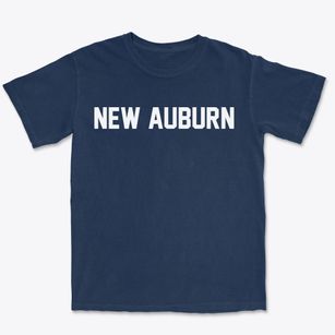 New Auburn Wisconsin Classic Block Premium Heavyweight T-shirt