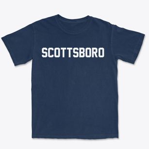 Scottsboro Alabama Classic Block Premium Heavyweight T-shirt