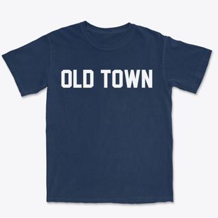 Old Town Maine Classic Block Premium Heavyweight T-shirt