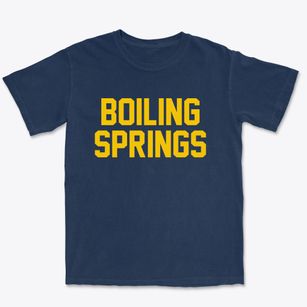 Boiling Springs North Carolina Classic Block Premium Heavyweight T-shirt
