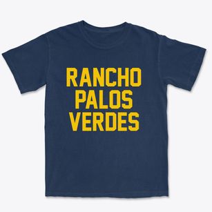 Rancho Palos Verdes California Classic Block Premium Heavyweight T-shirt
