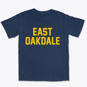 East Oakdale California Classic Block Premium Heavyweight T-shirt