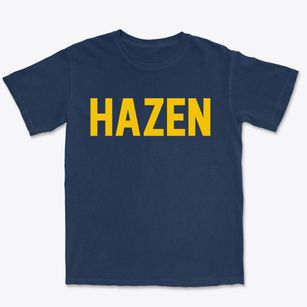 Hazen North Dakota Classic Block Premium Heavyweight T-shirt