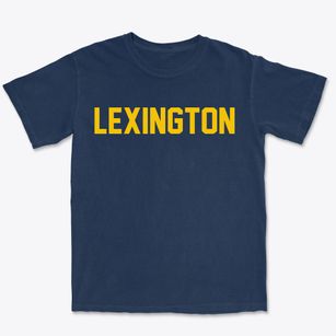 Lexington Massachusetts Classic Block Premium Heavyweight T-shirt