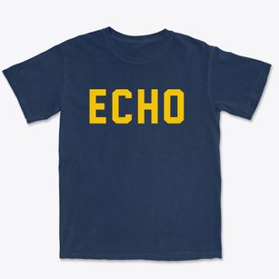 Echo Utah Classic Block Premium Heavyweight T-shirt