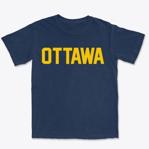 Ottawa Kansas Classic Block Premium Heavyweight T-shirt