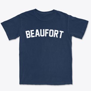 Beaufort North Carolina Classic Curve Premium Heavyweight T-shirt