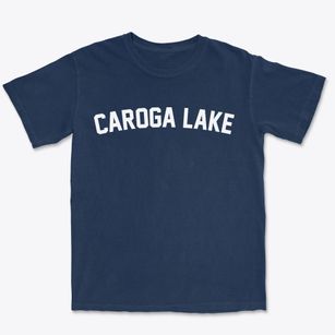 Caroga Lake New York Classic Curve Premium Heavyweight T-shirt
