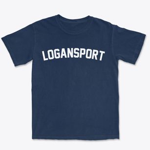 Logansport Indiana Classic Curve Premium Heavyweight T-shirt