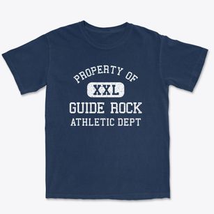 Guide Rock Nebraska Athletic Dept Premium Heavyweight T-shirt