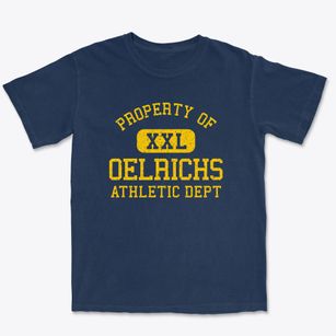 Oelrichs South Dakota Athletic Dept Premium Heavyweight T-shirt