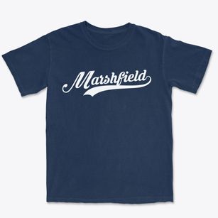 Marshfield Massachusetts Vintage Team Premium Heavyweight T-shirt