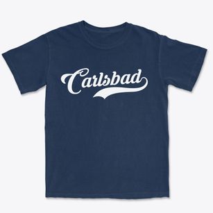 Carlsbad California Vintage Team Premium Heavyweight T-shirt