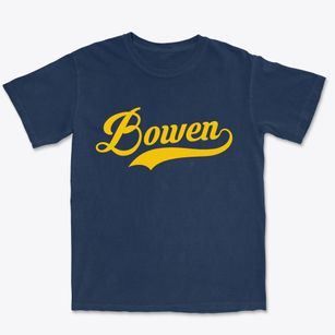 Bowen Illinois Vintage Team Premium Heavyweight T-shirt