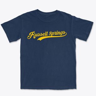 Russell Springs Kansas Vintage Team Premium Heavyweight T-shirt