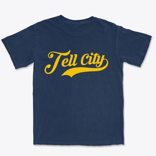 Tell City Indiana Vintage Team Premium Heavyweight T-shirt