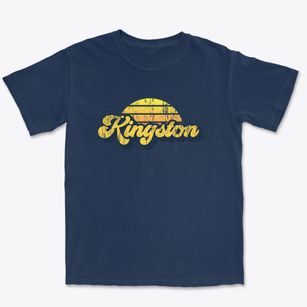Kingston New Jersey Sublime Sunset Premium Heavyweight T-shirt