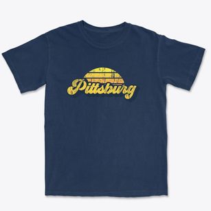 Pittsburg New Hampshire Sublime Sunset Premium Heavyweight T-shirt