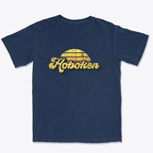 Hoboken Georgia Sublime Sunset Premium Heavyweight T-shirt