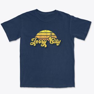 Jerry City Ohio Sublime Sunset Premium Heavyweight T-shirt