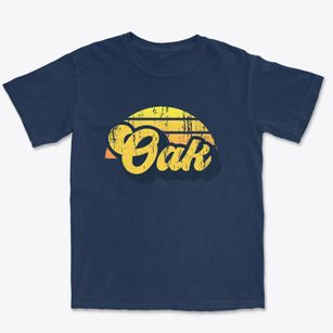 Oak Nebraska Sublime Sunset Premium Heavyweight T-shirt