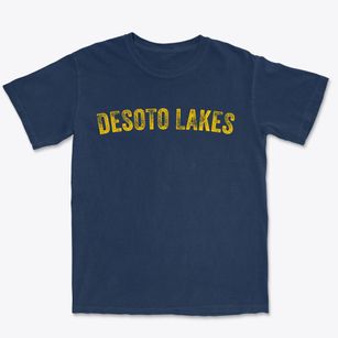 Desoto Lakes Florida Timeless Retro Premium Heavyweight T-shirt