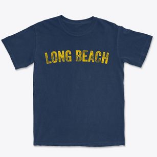 Long Beach California Timeless Retro Premium Heavyweight T-shirt