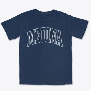 Medina Texas Trendy Block Premium Heavyweight T-shirt