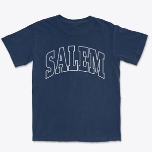 Salem Massachusetts Trendy Block Premium Heavyweight T-shirt