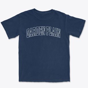 Garden Plain Kansas Trendy Block Premium Heavyweight T-shirt