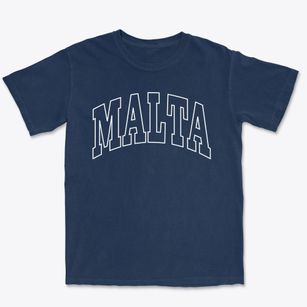 Malta New York Trendy Block Premium Heavyweight T-shirt