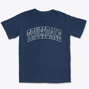 Truesdale Iowa Trendy Block Premium Heavyweight T-shirt