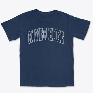 River Edge New Jersey Trendy Block Premium Heavyweight T-shirt