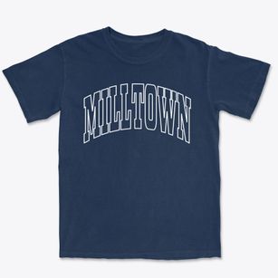 Milltown New Jersey Trendy Block Premium Heavyweight T-shirt